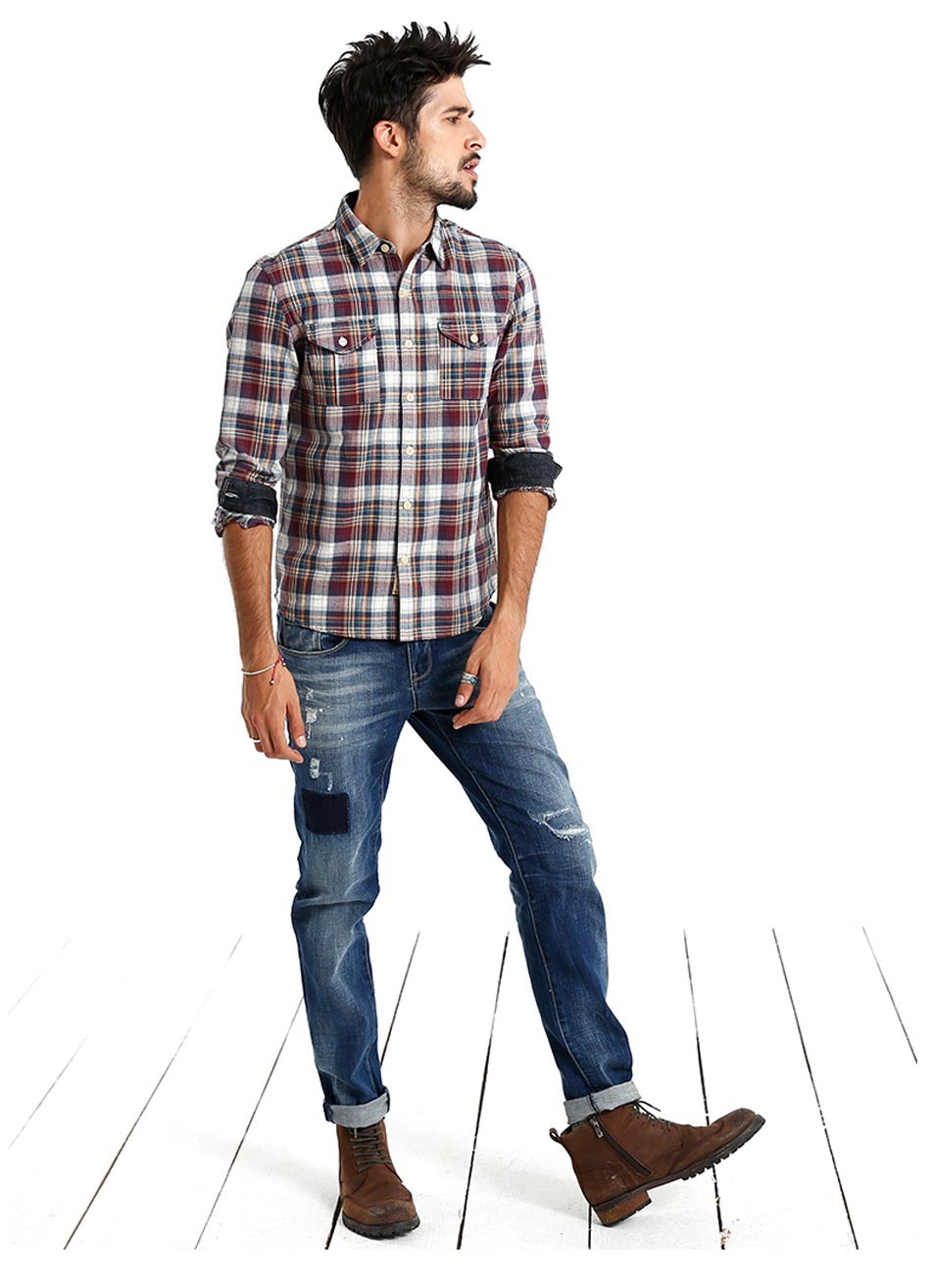 Wholesale-Jeans Men New Arrival SIMWOOD Brand Clothing Blue Slim Fit Casual Denim Pants High Quality Free Shipping
Wholesale-Jeans Men New Arrival SIMWOOD Brand Clothing Blue Slim Fit Casual Denim Pants High Quality Free Shipping