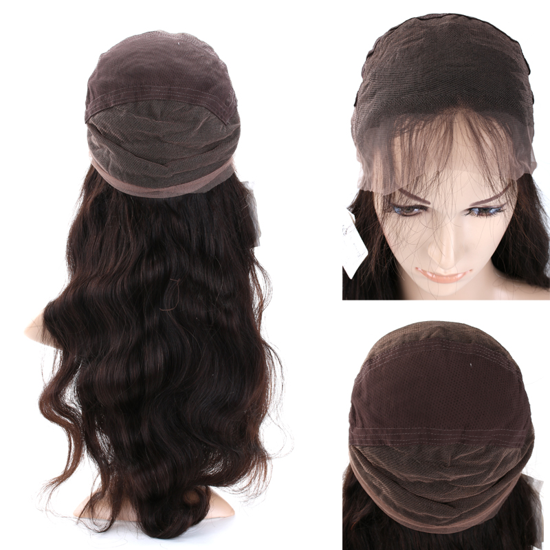 130 Density 150 Density Brazilian Human Virgin Hair Full Lace Wigs With Baby Hair Water Wavy Lace Front Wigs For Black Women