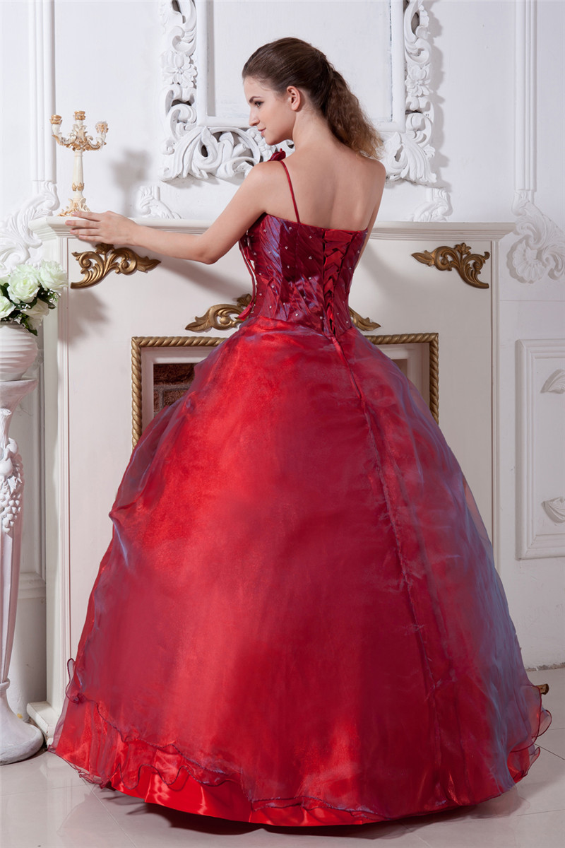 2017 Sexy One-Shoulder Flowers Ball Gown Quinceanera Dresses with Sequin Organza Plus Size Sweet 16 Dress Vestido Debutante Gowns BQ69