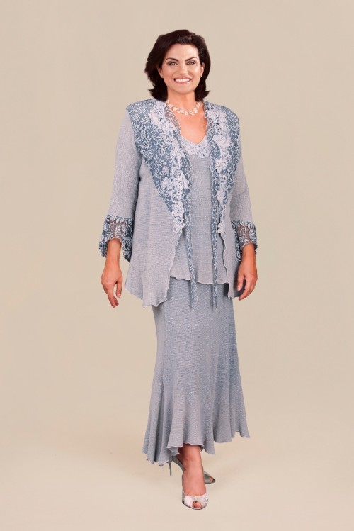Ann Balon of the Bride Dresses with Jacket Plus Size Lace Mothers Wedding Guest Dress Vintage Custom Made Mother s Groom Gowns Gown