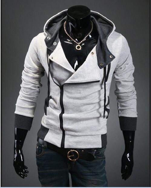 Wholesale-Hot Sale Men Assassins Creed Hoodie Brand Design Zipper Sweatshirt Men Tracksuit Size M-6XL