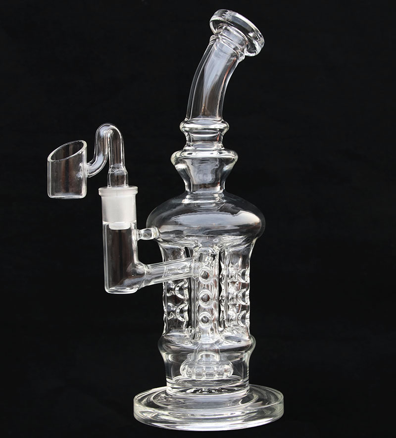New hollow out Glass 4pillar oil rigs recycler tyre perc pipes bong glass water pipe heady dab rig pipe burner 14.5mm joint
New hollow out Glass 4pillar oil rigs recycler tyre perc pipes bong glass water pipe heady dab rig pipe burner 14.5mm joint