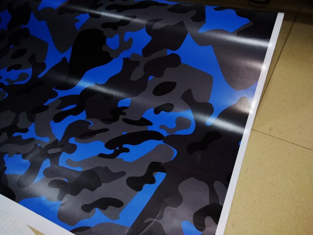 Arctic Blue Snow Camo Car Wrap Vinyl With Air Release Gloss / Matt Camouflage covering Truck boat graphics self adhesive 1.52X30M (5x98ft)