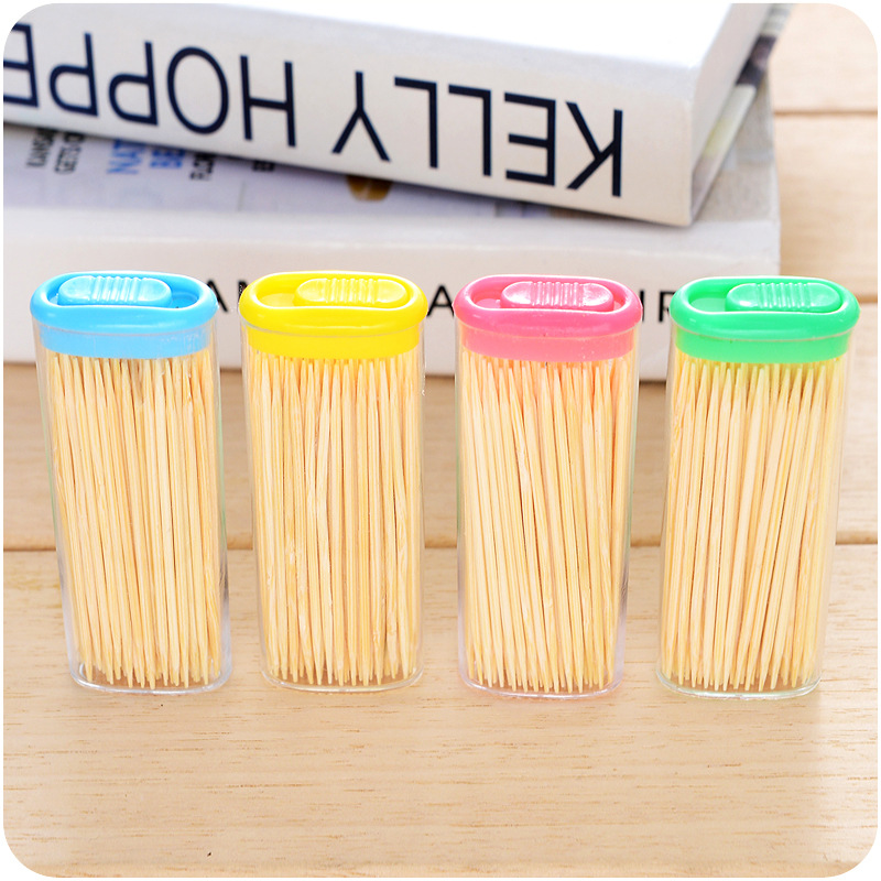 Wholesale- 90 pcs/pack Creative Portable Pocket Toothpick Household Disposable Toothpicks