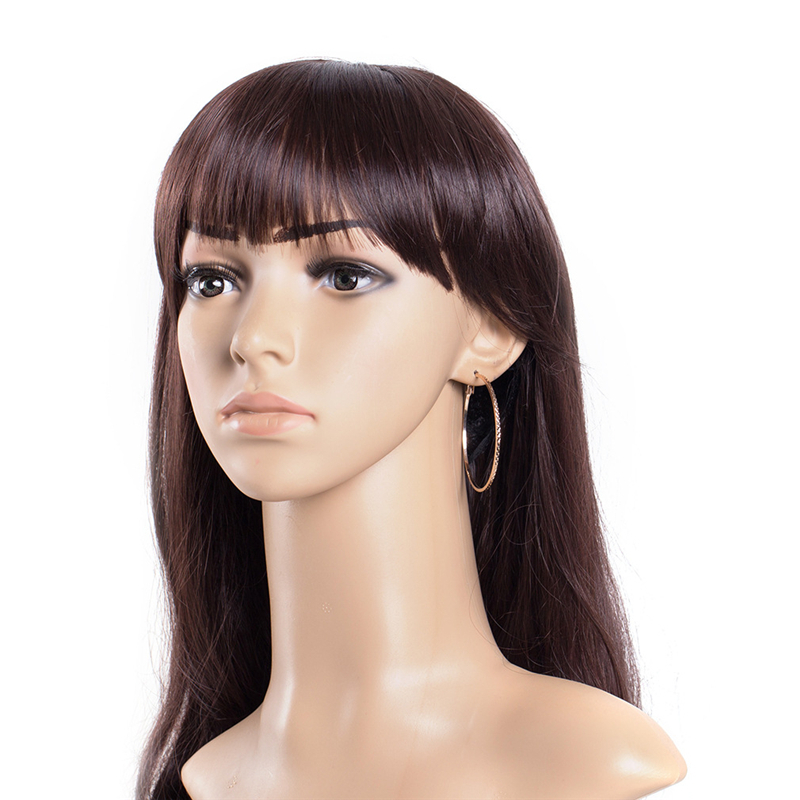 Europe and America Fashion Big Hoops Earrings 18K Rose Gold White Gold Plated Earrings Hoops for Women Drop Shipping