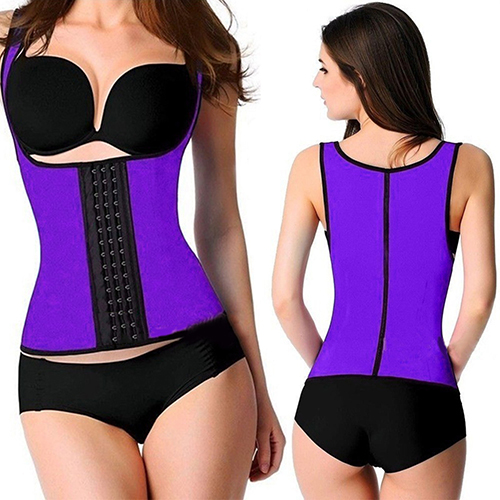 Wholesale- NEW GOODS NEW ITEMS Women's Sexy 3 Hooks Waist Trainer Cincher Corset Body Shaper Vest Shapewear