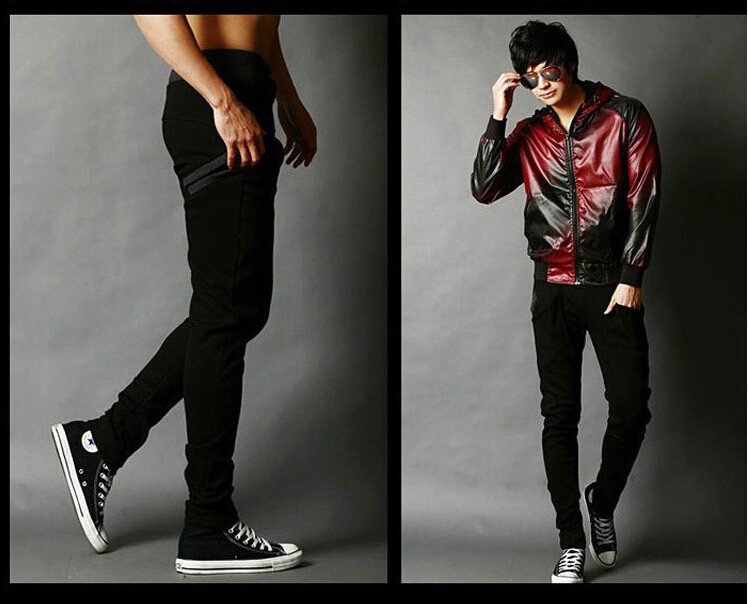 2017 New Fashion Jogger Chinos Skinny Joggers Harem Sweat Pants Men Sport Trousers B4