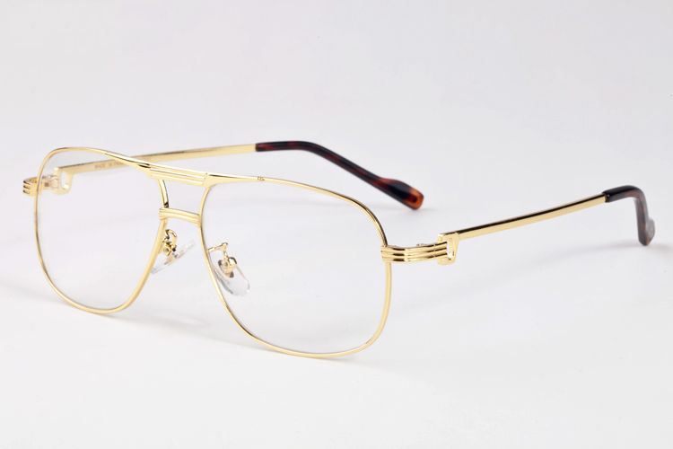 Luxury Full Rim Men Sunglasses Plain mirror Glasses Metal Alloy Golden silver Frame Fashion Vintage Buffalo Horn Glasses With Box, White;black
Luxury Full Rim Men Sunglasses Plain mirror Glasses Metal Alloy Golden silver Frame Fashion Vintage Buffalo Horn Glasses With Box, White;black
