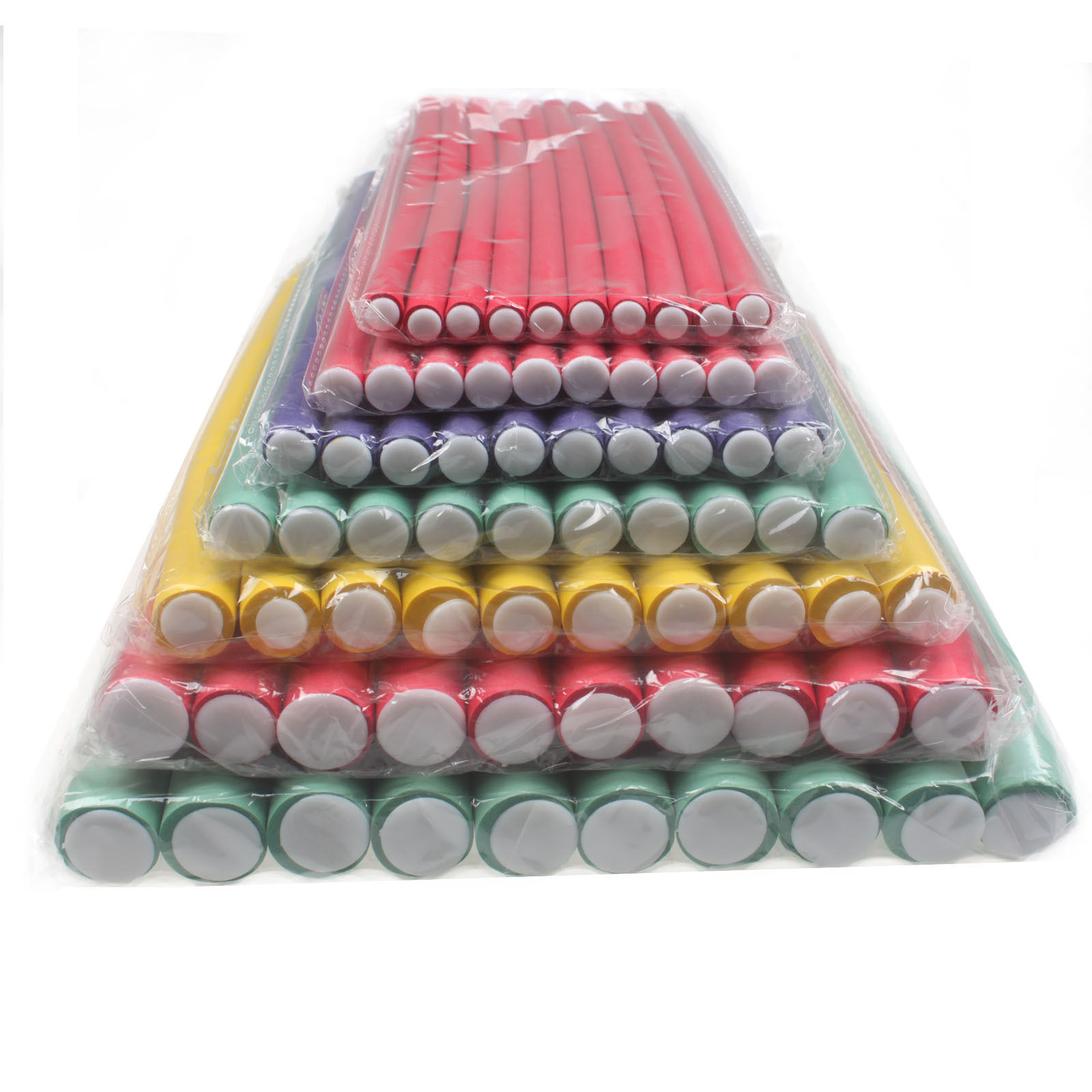 Hair Rollers Random color 10 Pcslot Sponge Curler Maker Bendy Curls DIY Tools Styling
