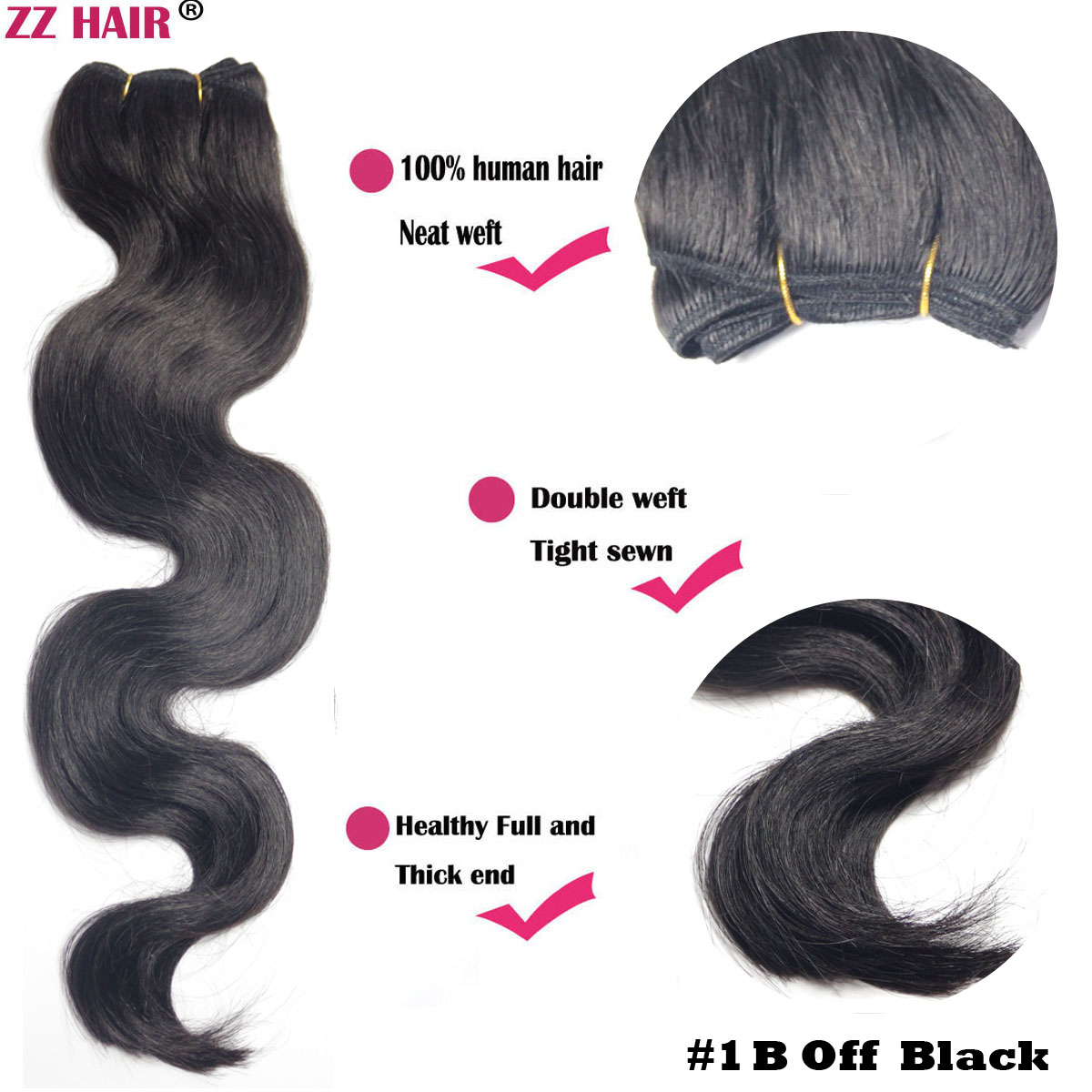 16-28inches 100g/Pcs 100% Remy Human Hair Weft Weaving Extensions Straight Natural Silk Non-clips