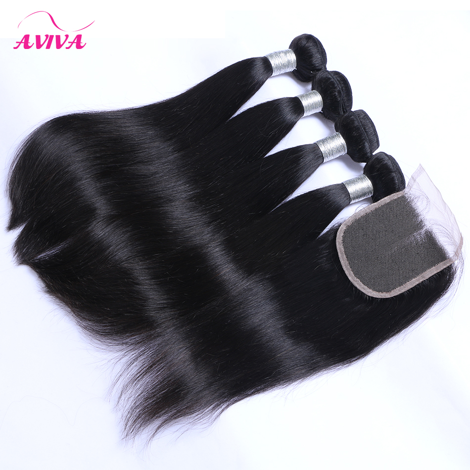 5Pcs Lot Grade 8A Unprocessed Brazilian Virgin Hair Straight With Closure 4 Bundles Hair And 4*4 Lace Closure Human Hair Weaves With Closure, Black
5Pcs Lot Grade 8A Unprocessed Brazilian Virgin Hair Straight With Closure 4 Bundles Hair And 4*4 Lace Closure Human Hair Weaves With Closure, Black