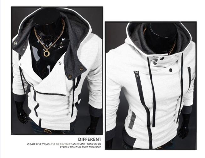 Wholesale-Hot Sale Men Assassins Creed Hoodie Brand Design Zipper Sweatshirt Men Tracksuit Size M-6XL