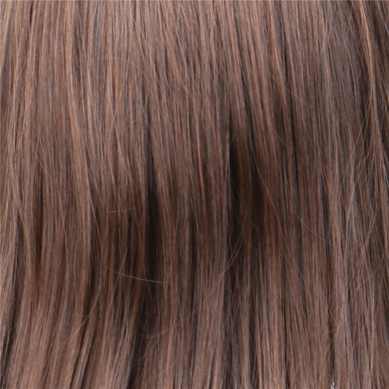black wig natural wigs female long straight synthetic fiber hair soft realistic brown women 68cm