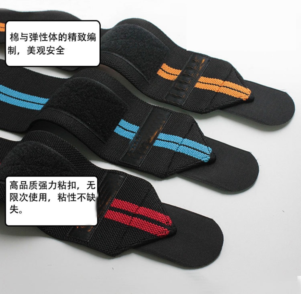 Wholesale- Weightlifting barbell belt Wristband Sport Professional Training Hand Bands Wrist Support Straps Wraps Guards For Gym Fitness