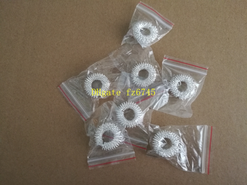 50pcs/lot Free Shipping Hot selling Finger Massage Ring Acupuncture Ring Health Care Body Massager gold and silve colors