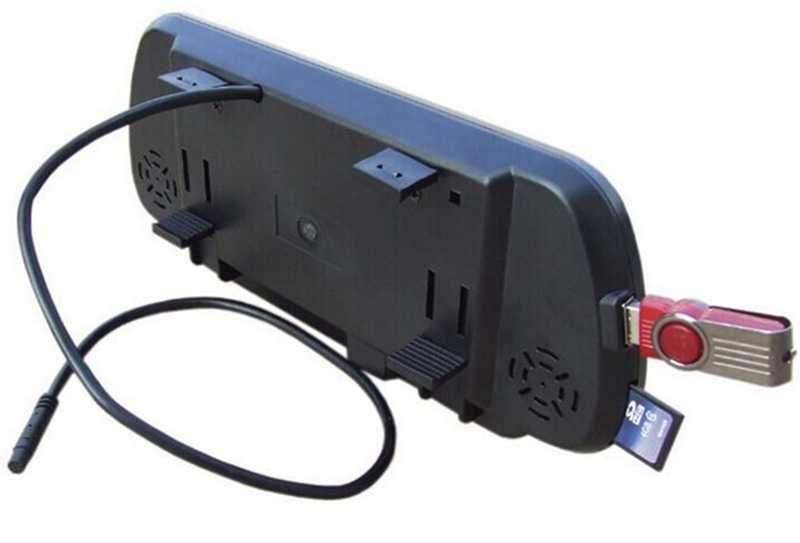 HD 7 Inch Car Bluetooth MP5 Rearview Camera LCD Monitor Mirror Car Reversing LED Nightvision Back up Camera