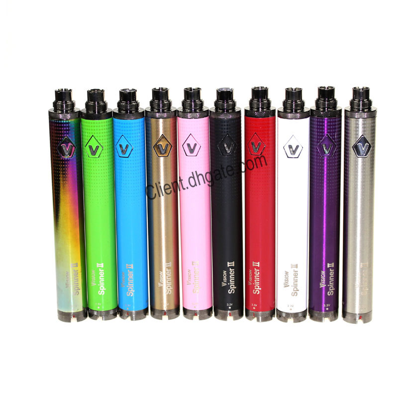Cheapest Vision Spinner 2 Battery 1650 Adjustable Voltage 3.3~4.8V Spinner II Vape Pen 510 Thread 10 Colors in Stock
Cheapest Vision Spinner 2 Battery 1650 Adjustable Voltage 3.3~4.8V Spinner II Vape Pen 510 Thread 10 Colors in Stock