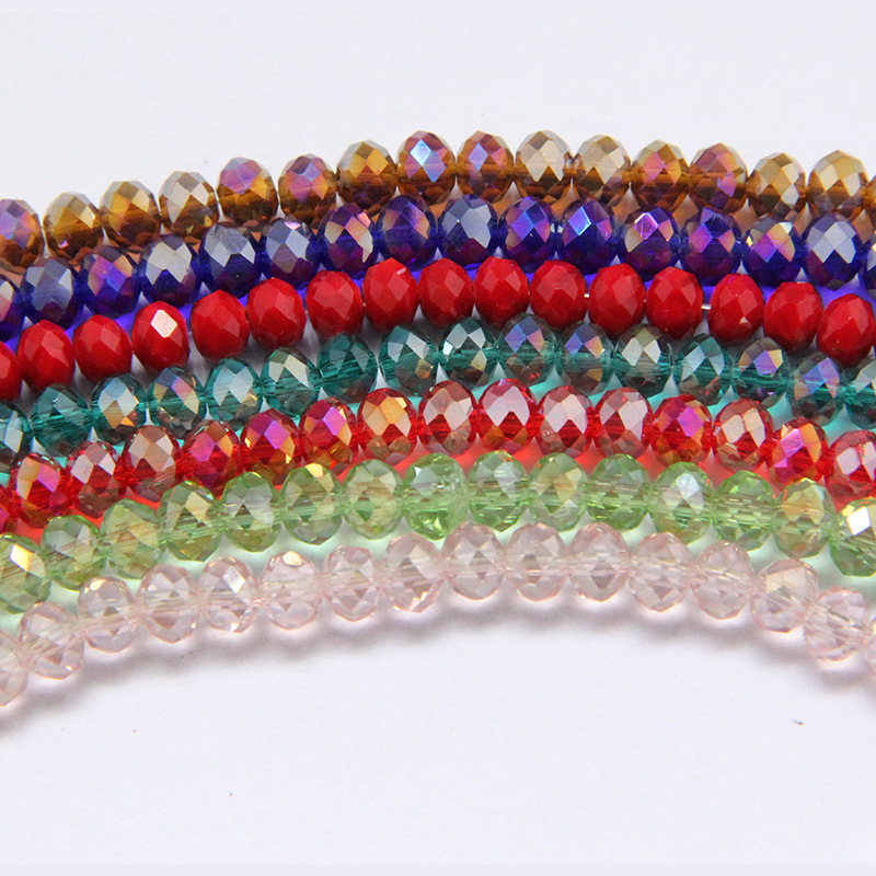 Round Section Shape Upscale Crystal Glass beads High Quality 4*6mm 100pcs Loose Beads Rondelles Glass Ball Bracelet Necklace Jewelry DIY
Round Section Shape Upscale Crystal Glass beads High Quality 4*6mm 100pcs Loose Beads Rondelles Glass Ball Bracelet Necklace Jewelry DIY