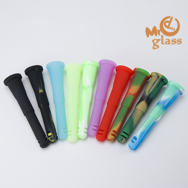 Retail 101mm High Quality Silicone Downstem 14mm Female 18mm Male Air Cut Smoking Dropdown Glass Bongs Glass Water
Retail 101mm High Quality Silicone Downstem 14mm Female 18mm Male Air Cut Smoking Dropdown Glass Bongs Glass Water
