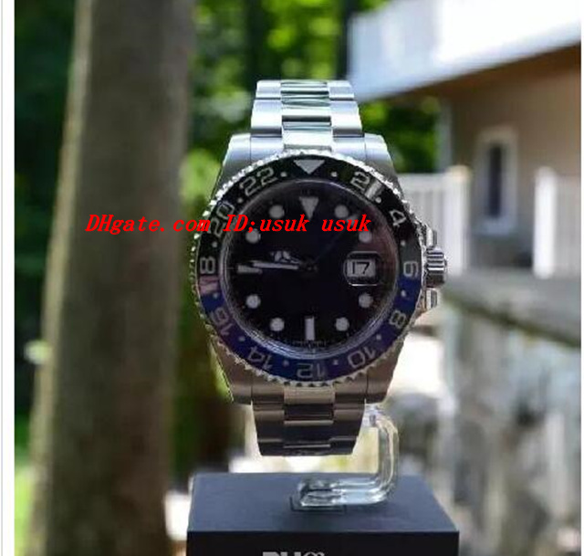 Luxury Ceramic Bezel GM/T II 40mm 116710 Stainless Steel Blue Luminescent Dial Automatic Mens Watch Men's Watches, Black
Luxury Ceramic Bezel GM/T II 40mm 116710 Stainless Steel Blue Luminescent Dial Automatic Mens Watch Men's Watches, Black