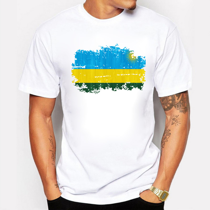 2017 Summer Rwanda Patriot T Shirt Men Short Sleeve Men's Clothing Tops Fitness T-shirt Flag of Rwanda Print Tee Homme
2017 Summer Rwanda Patriot T Shirt Men Short Sleeve Men's Clothing Tops Fitness T-shirt Flag of Rwanda Print Tee Homme