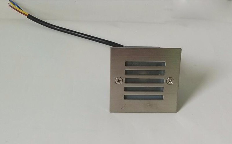 Square LED Underground Light 1W Aluminum Waterproof for Buried Yard Lamp Landscape Recessed Inground Lighting IP65