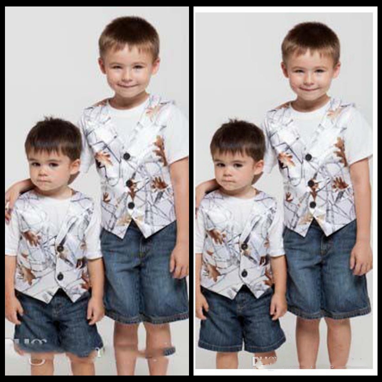 Snowfall White Camo Vest Kids Formal Wear Boy's Wedding Wear Custom Made With Tie Camouflage Boy Outwear 2018 Wedding Wear, Brown
Snowfall White Camo Vest Kids Formal Wear Boy's Wedding Wear Custom Made With Tie Camouflage Boy Outwear 2018 Wedding Wear, Brown