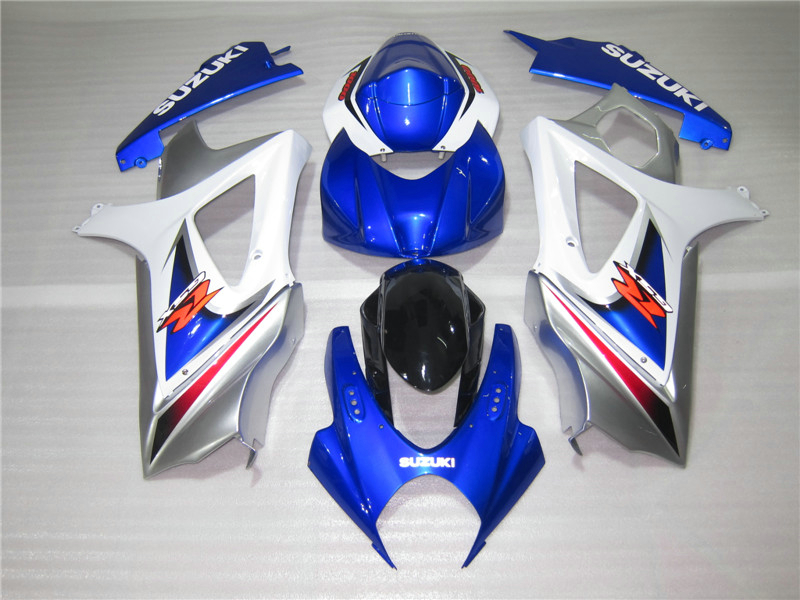 Aftermarket body parts fairing kit for Suzuki GSXR1000 07 08 white blue fairings set GSXR1000 2007 2008 OT10, Multi-color
Aftermarket body parts fairing kit for Suzuki GSXR1000 07 08 white blue fairings set GSXR1000 2007 2008 OT10, Multi-color