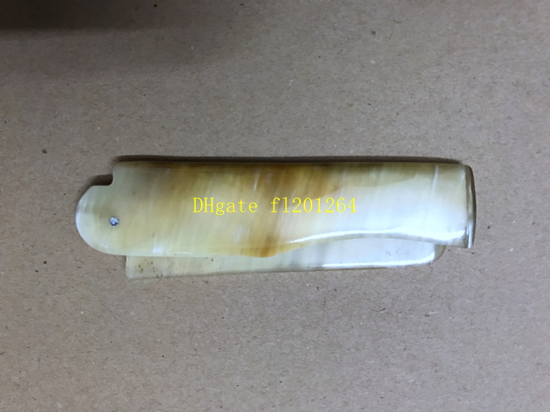 50pcs/lot Fast shipping Foldable Horn comb Portable Folding Comb Anti-Static Hairbrush Handmade Natural Ox Horn Combs