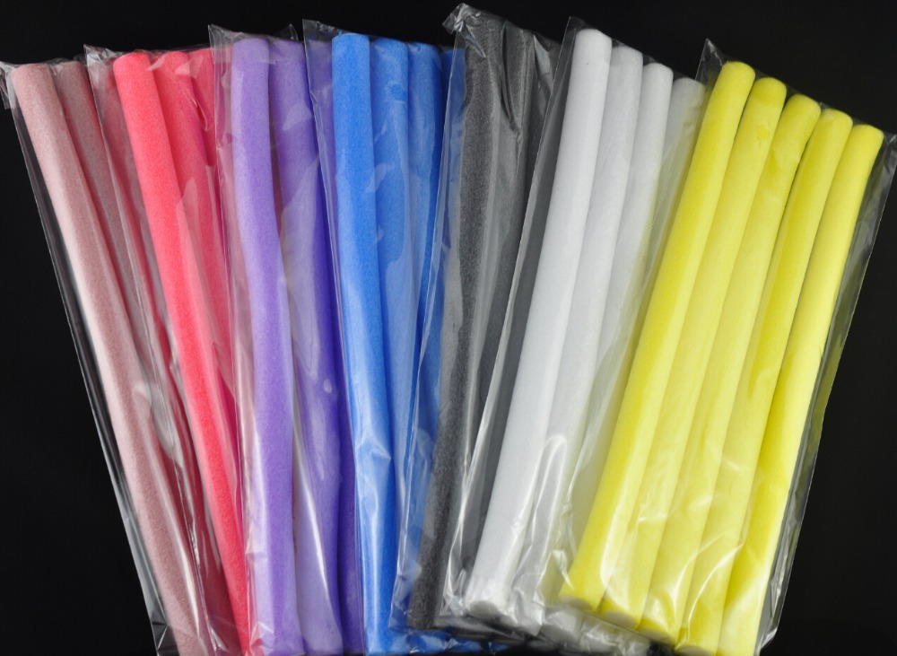 Styling Hair Rollers Roller Tool Makeup Product Fast Wholesale 80pcs Lot Curler Makers Soft Bendy Twist Curls Diy Tools For Women Accessories