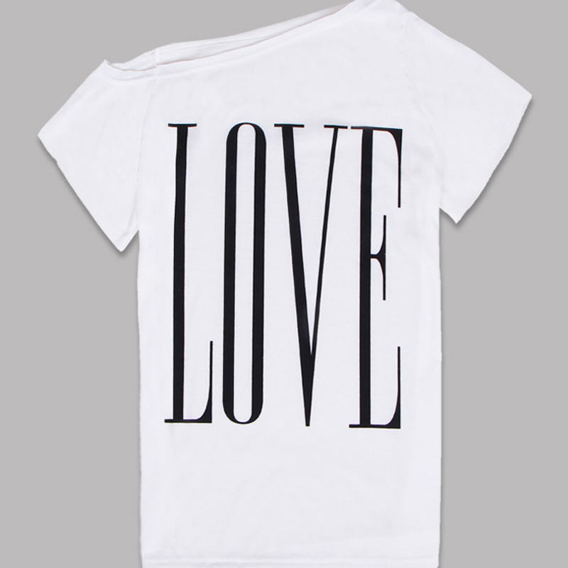 Wholesale- 2016 New Fashion Women T-shirts Girls Summer Casual LOVE Letter Print Tee T Shirt Tops Women' Clothing, As pic
Wholesale- 2016 New Fashion Women T-shirts Girls Summer Casual LOVE Letter Print Tee T Shirt Tops Women' Clothing, As pic