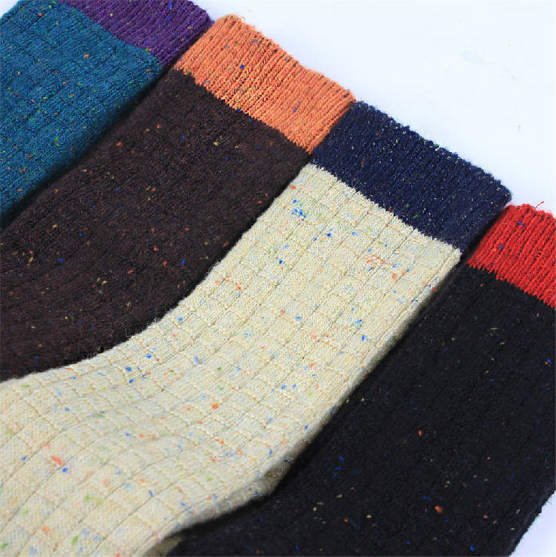 Socks & Hosiery Wholesale- Autumn Winter Wool Women Stockings Warm Fashion Thigh High Over The Knee Long Absorbent Breathable QR443