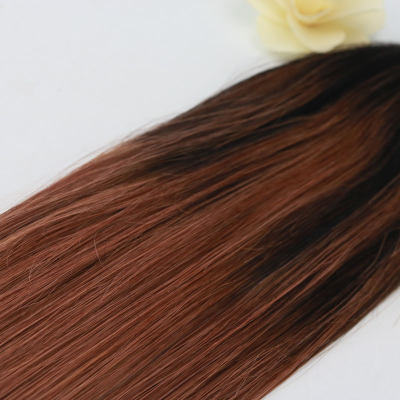 Wholesale Virgin Hair Popular Can Be Dyed And Ironed Pure Human Hair Straight Balayage Tape Hair Extensions