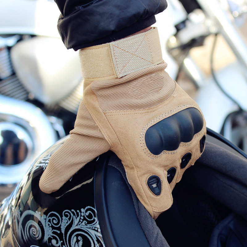 Quality Military Motorcycle Gloves Full Finger Outdoor Sport Racing Motorbike Motocross Protective Gear Breathable Glove