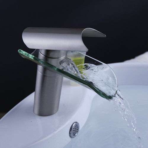 Wholesale- Single Handle Centerset Waterfall Bathroom Sink Faucet With Hot&Cold Water s
Wholesale- Single Handle Centerset Waterfall Bathroom Sink Faucet With Hot&Cold Water s
