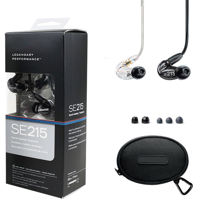 Se215 Earphones English version black Clear In-Ear Earphones Handsfree Headset Top Quality
Se215 Earphones English version black Clear In-Ear Earphones Handsfree Headset Top Quality