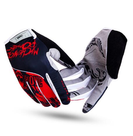 Top Quanlity 2017 Unisex Cycling Gloves Full Finger Polyester Bike Gloves MTB Road Mountain Sports Gloves Windproof Anti-shock Bicycle Glove