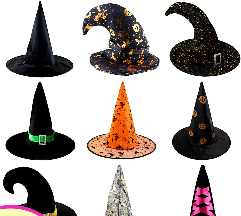 halloween party accessories all kinds of witch hat for show party adult cosplay free shipment festive party supplies
halloween party accessories all kinds of witch hat for show party adult cosplay free shipment festive party supplies
