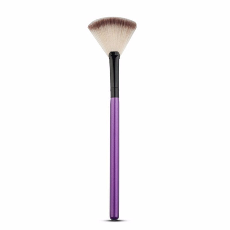 Fan-shaped Makeup Brush Portable Slim Professional Foundation Powder Makeup Brush fast shipping F20171074