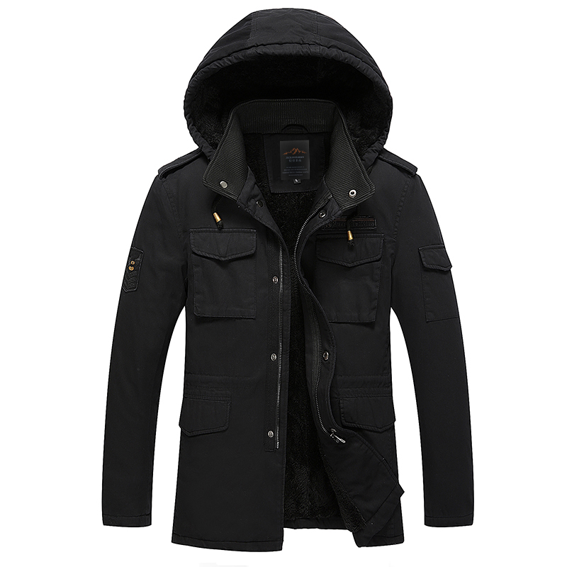 Wholesale- Winter Jacket Men New arrival 2016 Fashion Hot Warm Thick Mens Coats Hooded Cotton-padded jackets Travel Clothes