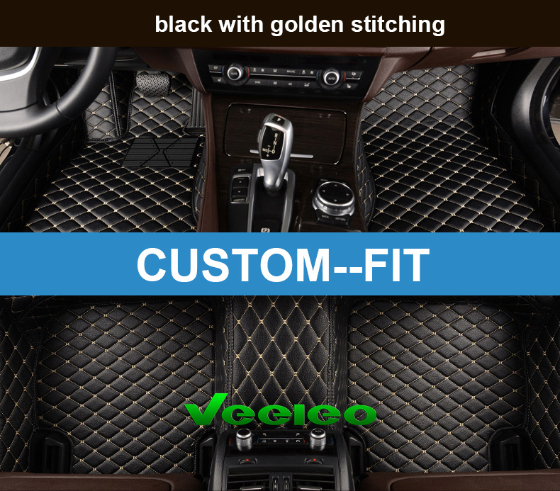 Veeleo Custom-Fit 6 Colors Leather Car Floor Mats for BMW 2/3/4/5/6/7 Series Waterproof Anti-slip 3D Full Set Car Mats Carpets Liner
Veeleo Custom-Fit 6 Colors Leather Car Floor Mats for BMW 2/3/4/5/6/7 Series Waterproof Anti-slip 3D Full Set Car Mats Carpets Liner