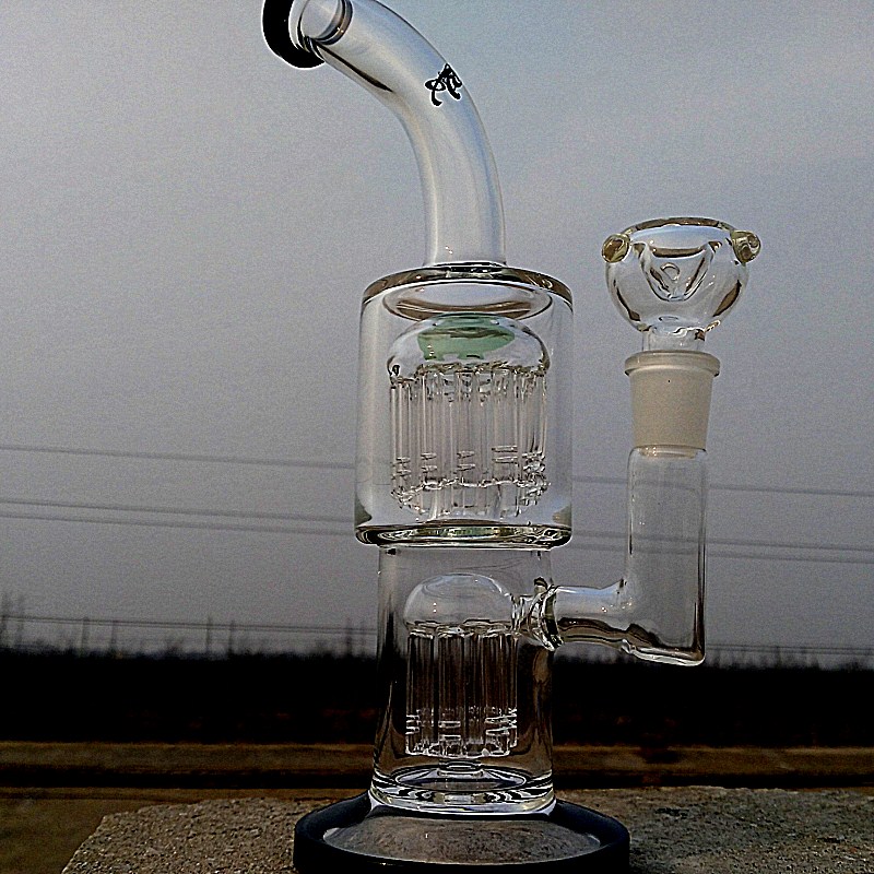 Toro Bongs Water Pipes Tree Perc Recycler Bubbler Oil Rigs 11" Tall 13 Arm/7 Arm joint 18.8mm
Toro Bongs Water Pipes Tree Perc Recycler Bubbler Oil Rigs 11" Tall 13 Arm/7 Arm joint 18.8mm