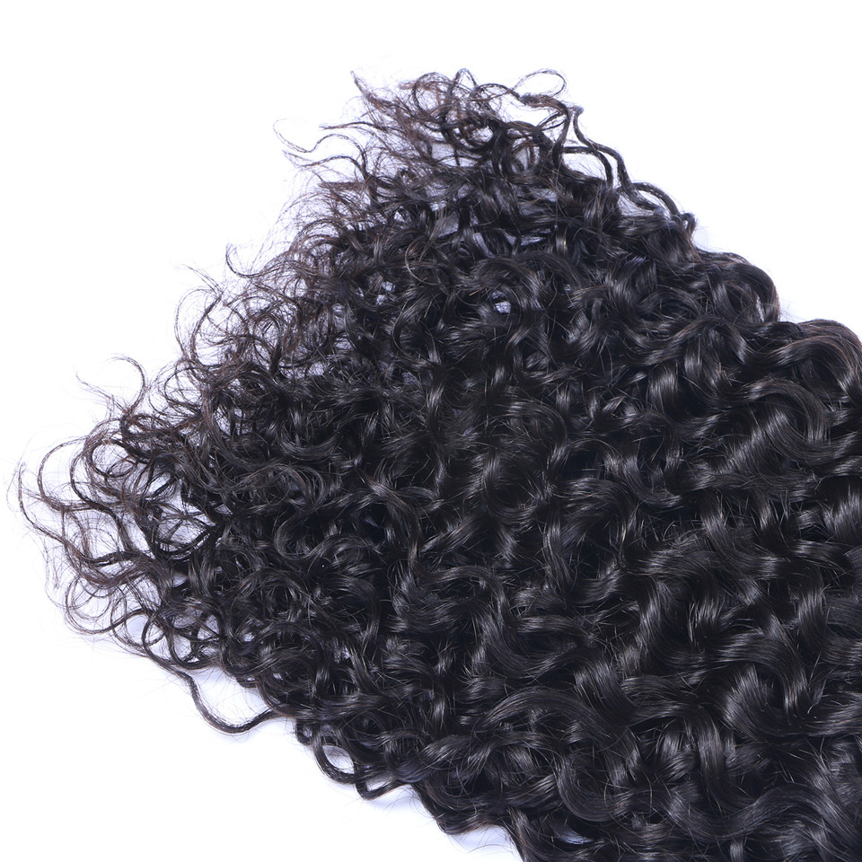Free shipping Unprocessed Brazilian Peruvian Indian Malaysiay Virgin Jerry Curly Weave Hair Extensions Natural Color 3pcs/Lot Free Shipping