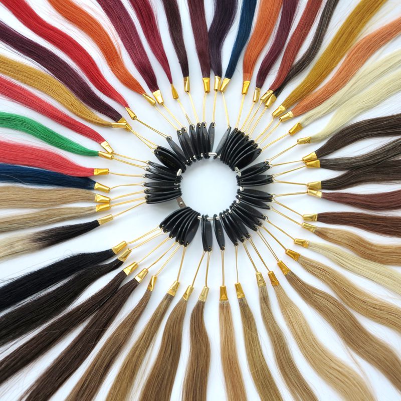 46colors Color Rings for Human Hair Extensions XUCHANG HARMONY HAIR can customized yourself Fashion beauty color