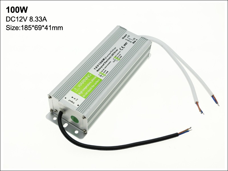 IP67 Waterproof LED Driver 12V 30w 45w 60W 100W 120W 250W Outdoor Use Transformer 110V-240V To 12V Power Supply For Underwater Light