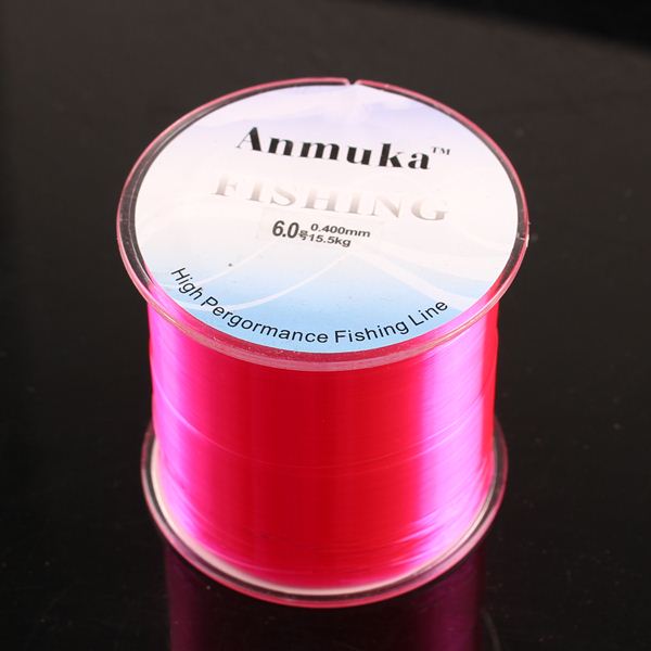q0205 Anmuka fishing line 500m Monofilament Strong Quality Color Nylon Fishing Lines 8LB 12LB 16LB 20LB 25LB