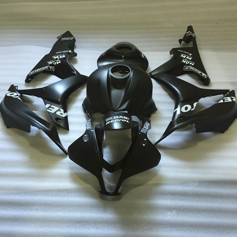 Injection molding fairing kit for Honda CBR600RR 07 08 matte black fairings set CBR600RR 2007 2008 OT01, Same as picture
Injection molding fairing kit for Honda CBR600RR 07 08 matte black fairings set CBR600RR 2007 2008 OT01, Same as picture