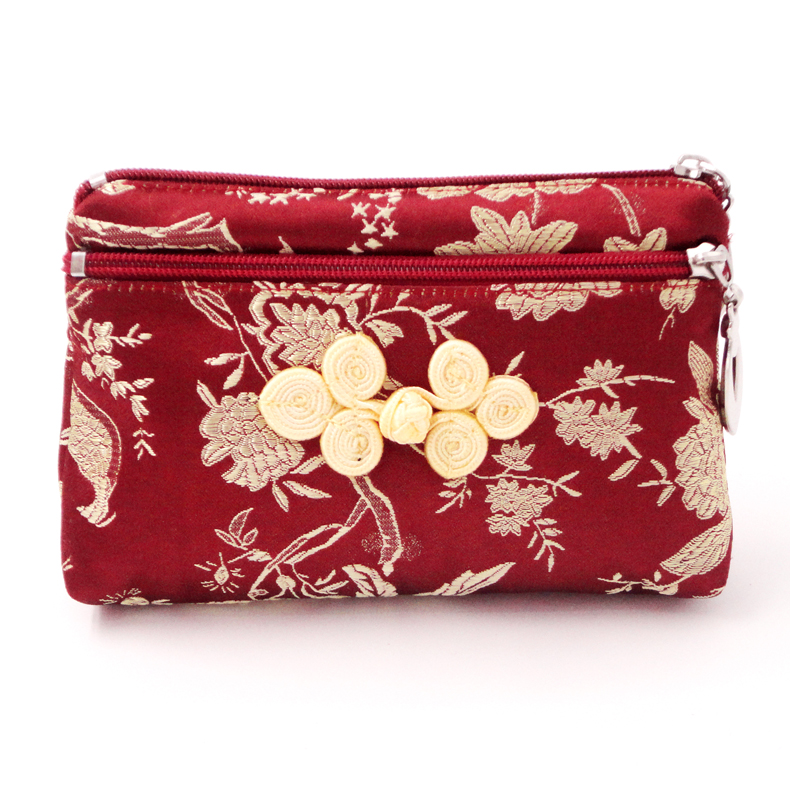 Vintage Double Zipper Bags Coin Purse Chinese knot Silk Brocade Jewelry Pouch Mini Double Layer Makeup Bag Credit Card Holder Women 2pcs/
Vintage Double Zipper Bags Coin Purse Chinese knot Silk Brocade Jewelry Pouch Mini Double Layer Makeup Bag Credit Card Holder Women 2pcs/