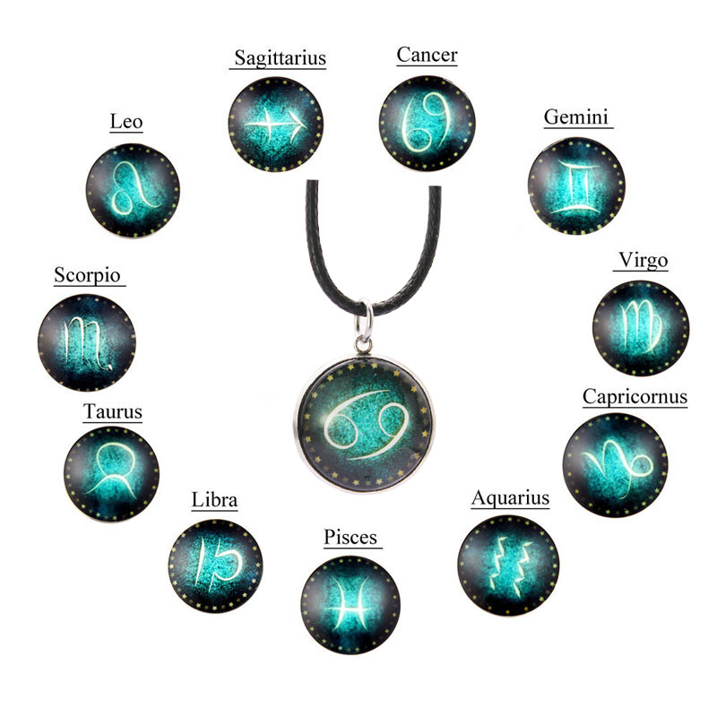 New Fashion 12 Constellation Pendant Necklace Design Zodiac Sign Horoscope Necklaces For Women Men Glass Cabochon Jewelry, Silver
New Fashion 12 Constellation Pendant Necklace Design Zodiac Sign Horoscope Necklaces For Women Men Glass Cabochon Jewelry, Silver