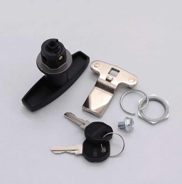 T style knob Electronic cabinet lock Instrument Enclosure hardware part switch fire box industry distribution mailbox door1252757